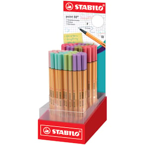 Feinliner STABILO point 88 EF, 0,4 mm, sortiert