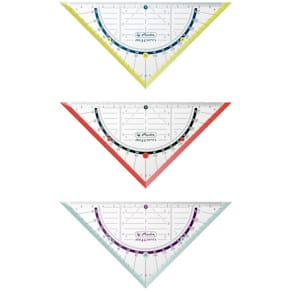 Geometriedreieck Herlitz my.pen, 16 cm, sortiert
