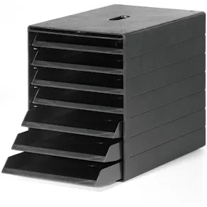 Blankettbox Idealbox Plus 7-fack grå