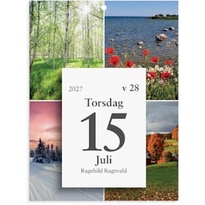 Väggplån med dagblock Årstiderna 2027