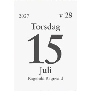 Väggplån med dagblock Årstiderna 2027