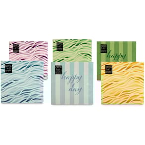 Motivserviette BRAUN+COMPANY Wonderful World, 25 x 25 cm