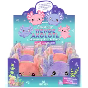 Plüschfigur MOSES. Wende-Axolotl, sortiert