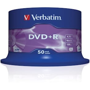 DVD+R Verbatim Cakebox, 4,7Gb, 50/fp