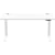 Bureau onderstel Fellowes Levado, wit, zit-sta