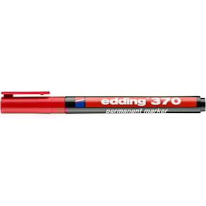 Permanentmarker edding 370, rot