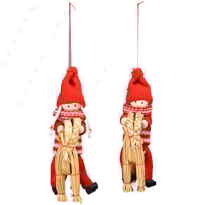 Baumbehang Strohkind, sortiert