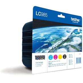 Bläckpatron BROTHER LC985 bk/c/m/y