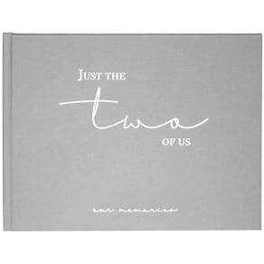 Gästebuch GOLDBUCH just the two of us, grau, 100 Seiten