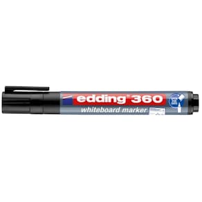 Boardmarker edding 360, schwarz, 1,5–3 mm