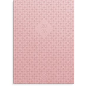 Sjefskalender GRIEG A5 imit. 2026 rosa