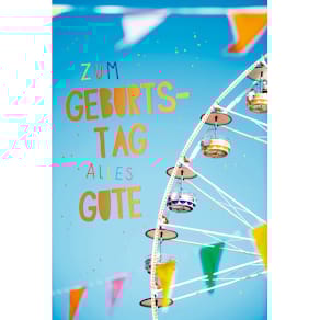 Geburtstagskarte SKORPION, geprägt