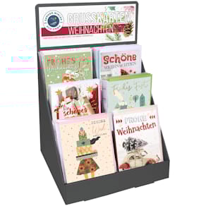 Weihnachtskarte PAPER STYLE, bunt, mit Briefumschlag