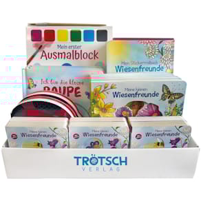 Beschäftigungsbuch TRÖTSCH Wiesenfreunde, 6 Titel, 42 St., sort.
