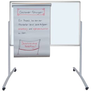 Kombiflipchart FRANKEN PRO, 78 x 125 cm, grau