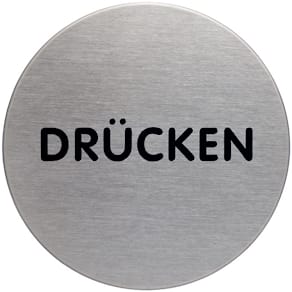 Hinweisschild Durable PICTO, DRÜCKEN