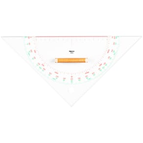 Kursdreieck Aristo, 32,5 cm, mit Holzgriff