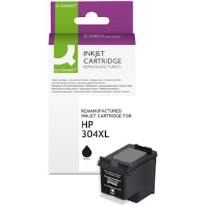 Tintenpatrone Q-CONNECT ersetzt HP 304XL, schwarz