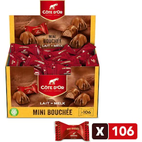 Chocoladebonbons Côte d'Or Mini Bouchée, melk, praliné