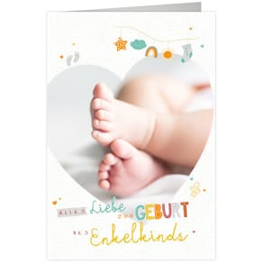 Grußkarte SKORPION Freudiges Ereignis Enkelkind