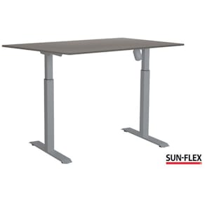 Bord SUN-FLEX I höj/sänk 160x80 grå/grå