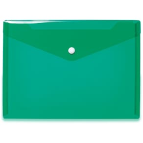 Brieftasche HERMA PP A5, transparent, dunkelgrün