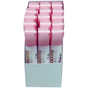 Taftband Goldina Basic, 15 mm x 3 m, rosa