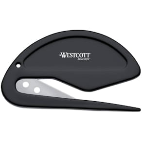 Brieföffner WESTCOTT, schwarz, 77 mm
