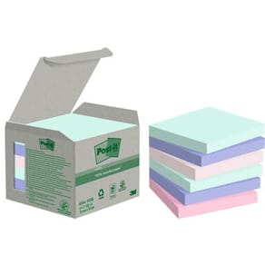 Post-it Recycled mix colors 76x76 100sh (6)