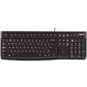 Tangentbord Logitech K120 Svart, sladd
