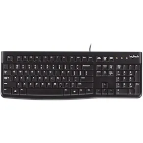 Tangentbord Logitech K120 Svart, sladd