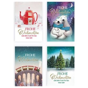 Weihnachtsanhänger Noname, 5 Stück, sortiert