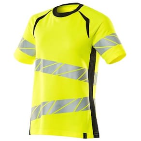 Varsel t-shirt dam Kl 2 gul 2XL