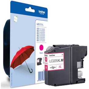 Inktcartridge Brother LC-225XLM, magenta, 1200 pagina's, blister