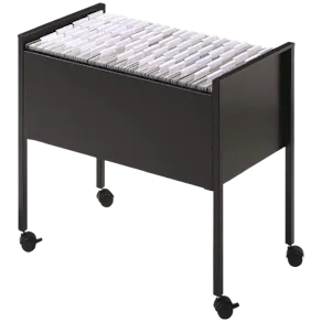 Hängmappsvagn DURABLE Economy Svart, 80st A4, 368x592x655mm
