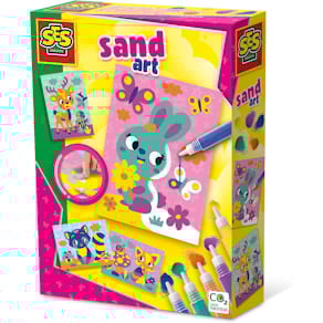 Bastelset SES Creative Bunte Sandbilder Waldtiere