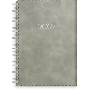 Kalender Business A5 Twist 2027 grå