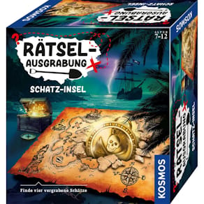Ausgrabungsset Kosmos Rätselausgrabung Schatzinsel, 10 Ex