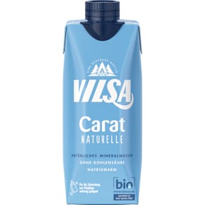 Mineralwasser VILSA Carat Naturelle, 12 x 0,5L