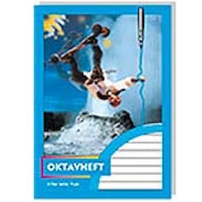 Oktavheft PVP, A6, 32 Blatt, liniert, blau