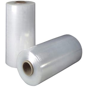 Maskinstrækfilm 300% stræk 15 µm, 500 mm x 2400 m 30 ruller/palle