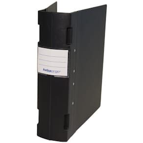 Gaffelpärm KEBAergo A4 80mm Svart/Svart