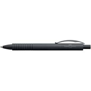 Kugelschreiber Faber-Castell Essentio Aluminium, schwarz