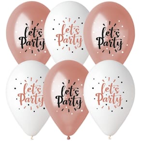 Luftballons KARALOON Let’s Party, 6 Stück
