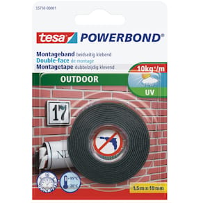 Montageband tesa Powerbond Outdoor, 19 mm x 1,5 m