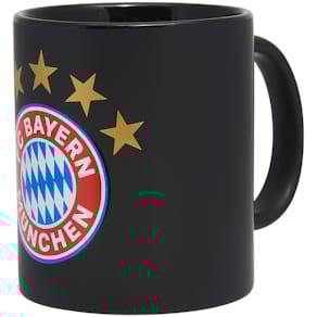 Kaffeebecher FC BAYERN Logo, schwarz, 0,3 L