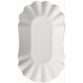 Tallrik PURE 105x175x30mm vit 250/fp