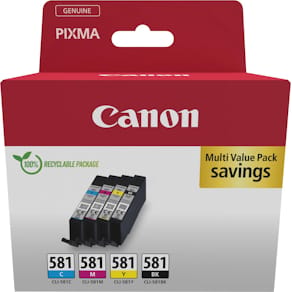 Inktcartridge Canon CLI-581, 200 - 250 pagina's, OEM 2103C006, 4