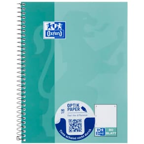 Collegeblock Oxford, A5+, 80 Blatt, punktkariert, farbig