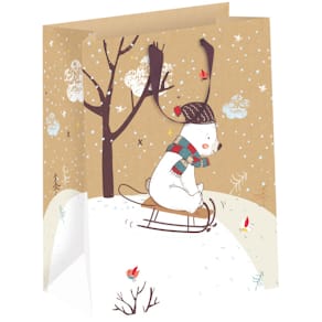 Geschenktragetasche ZÖWIE Snow Fun, Kind Eisbär